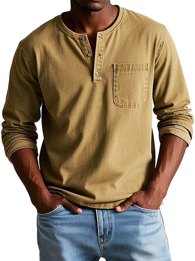 Confianza™ - Camisa vintage de manga larga