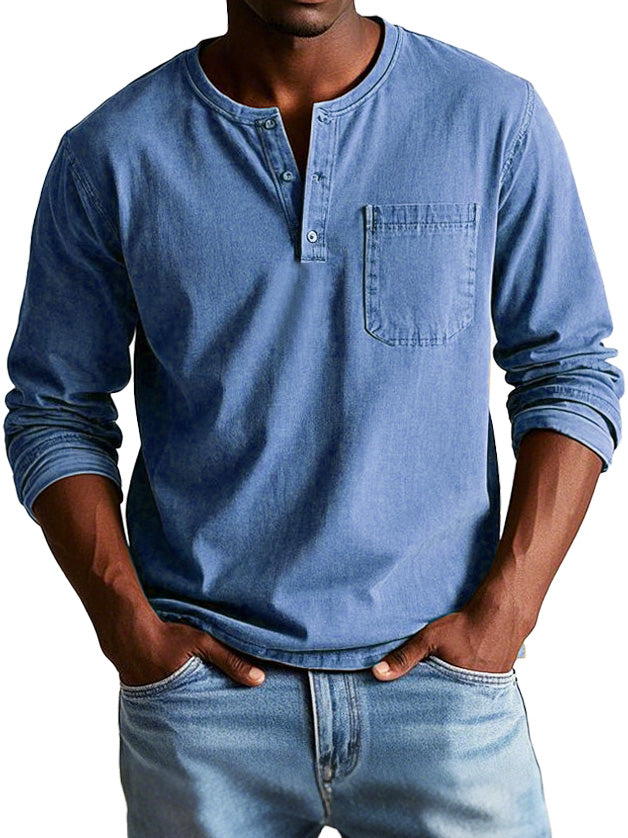 Confianza™ - Camisa vintage de manga larga