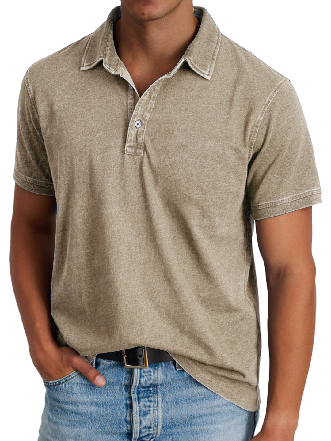 Lenoir™ - Polo avec collier pour hommes