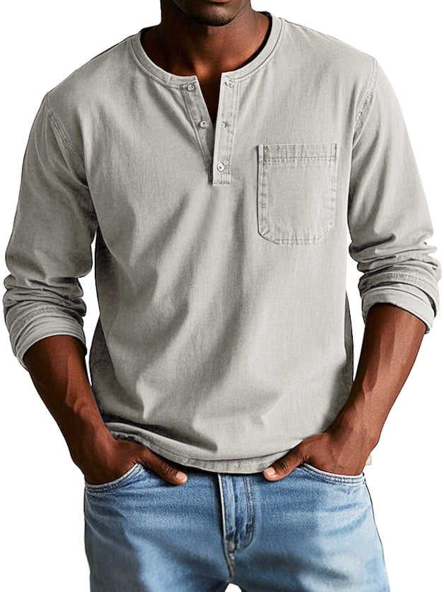 Confianza™ - Camisa vintage de manga larga