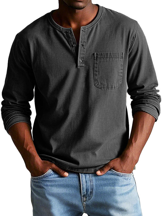 Confianza™ - Camisa vintage de manga larga