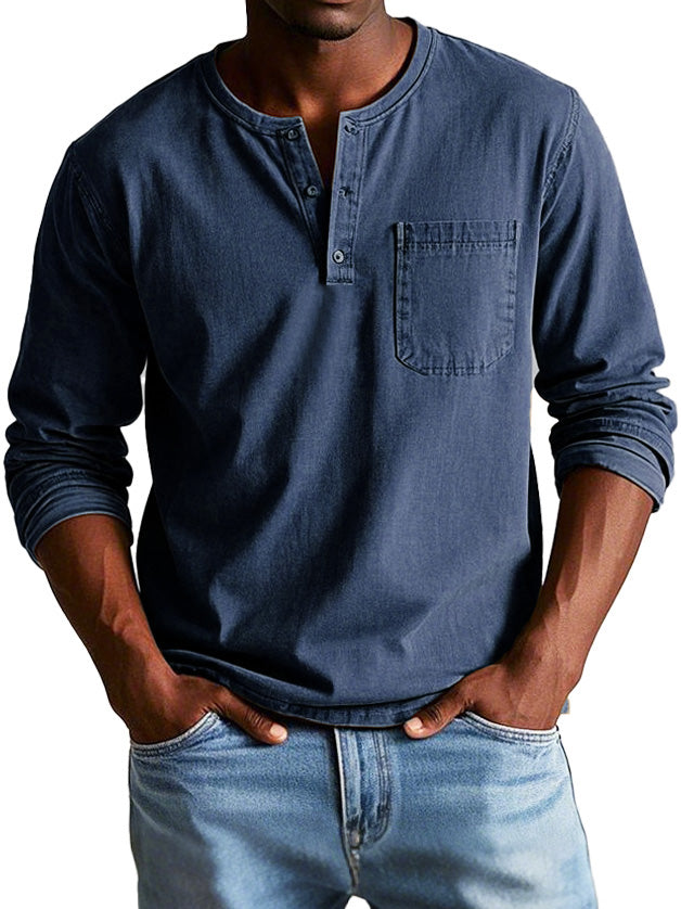 Confianza™ - Camisa vintage de manga larga