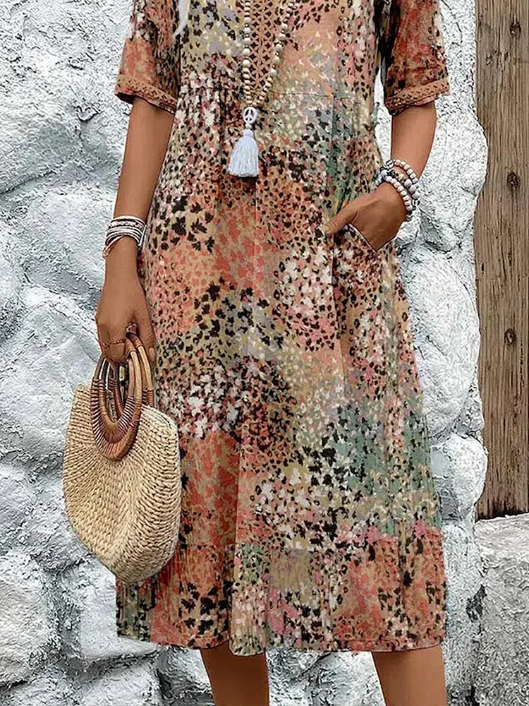 FATIMA™ - Bata con Flores