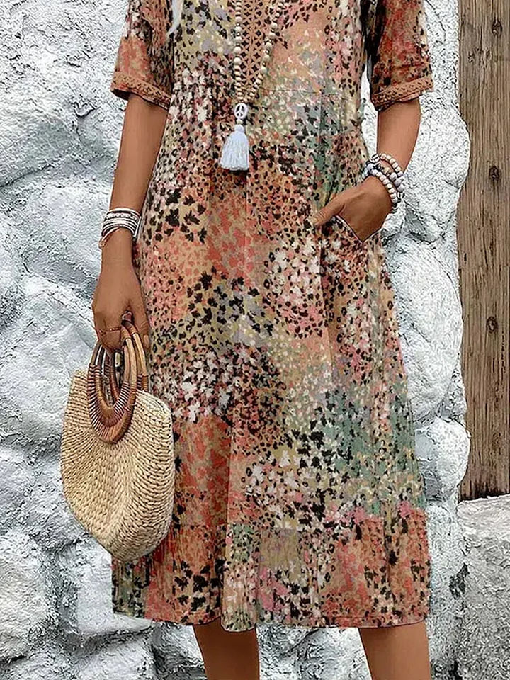 FATIMA™ - Bata con Flores