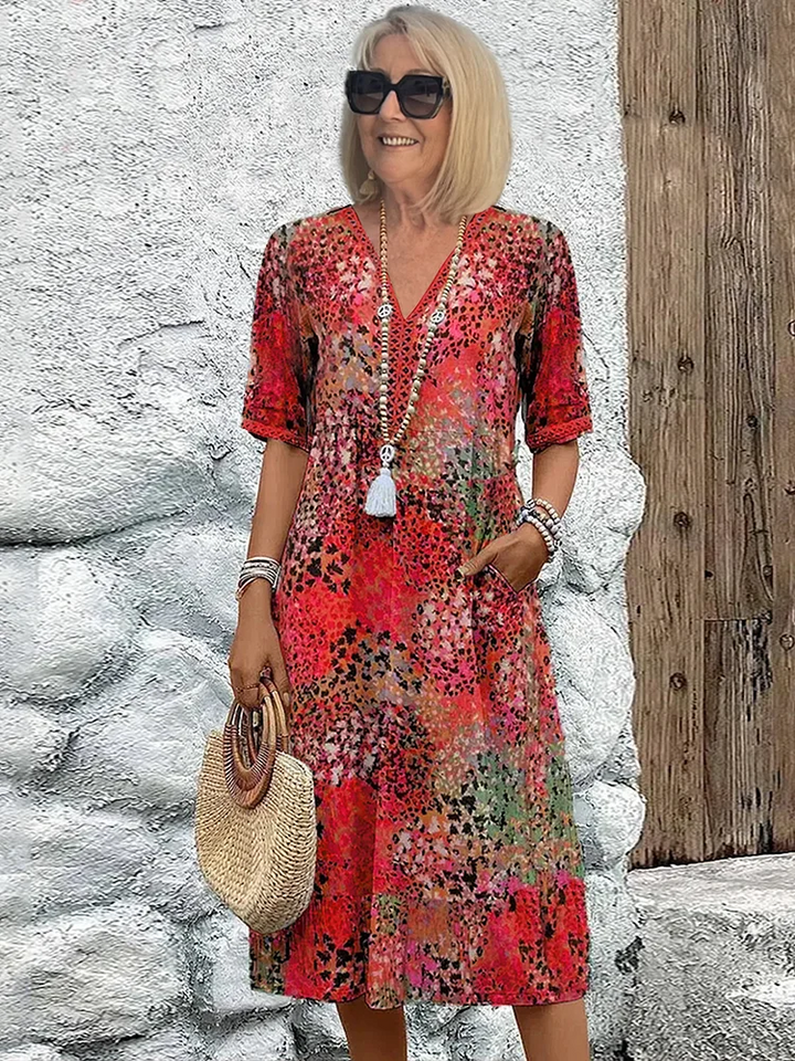 FATIMA™ - Bata con Flores