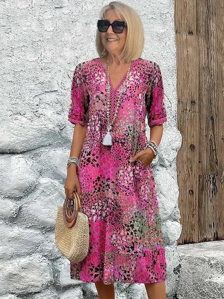 FATIMA™ - Bata con Flores